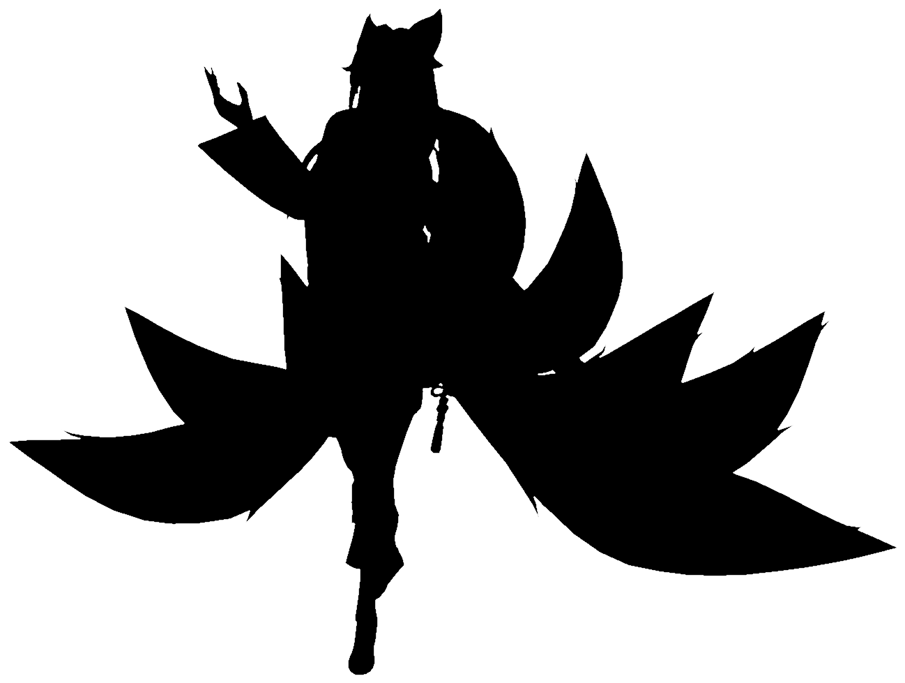 Silhouette #4 champion outline