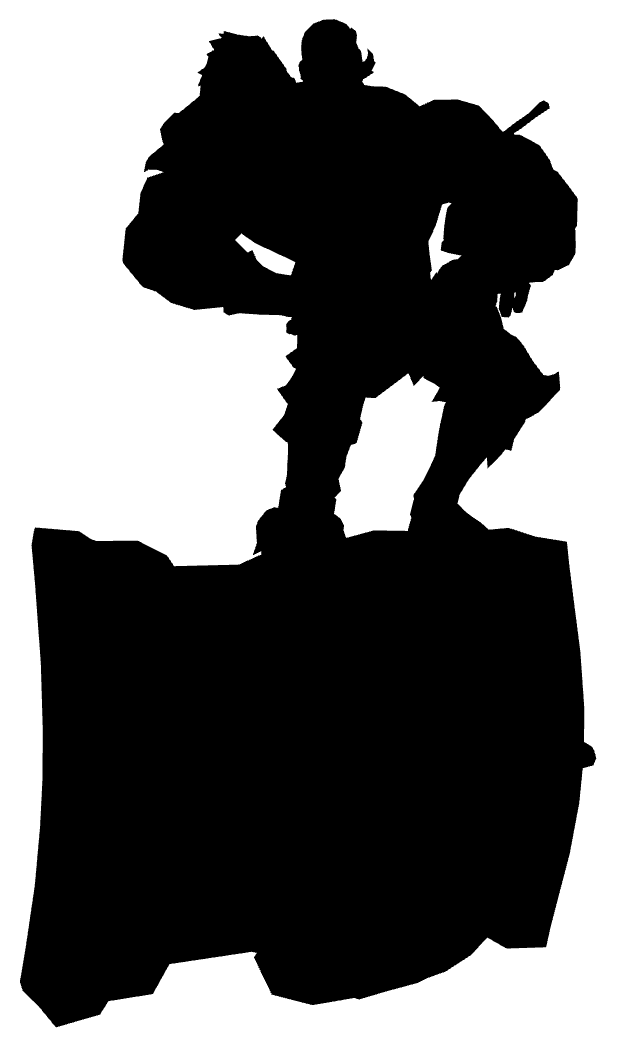 Silhouette #14 champion outline
