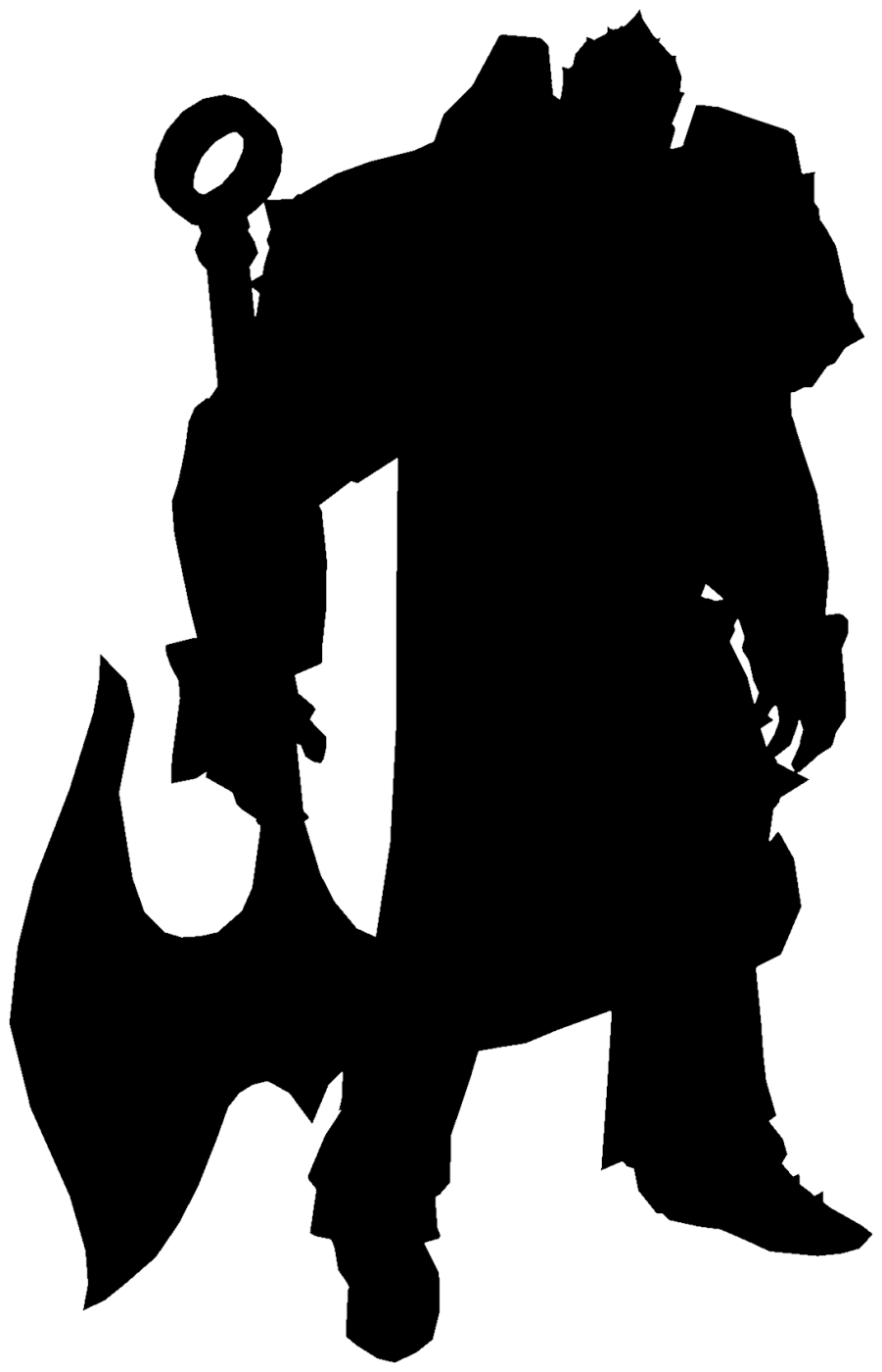 Silhouette #5 champion outline