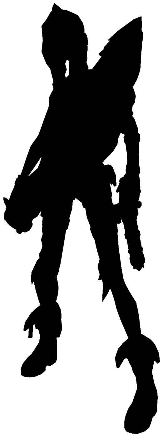 Silhouette #6 champion outline