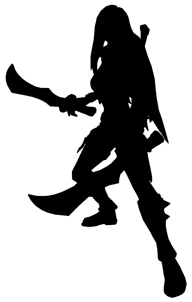 Silhouette #11 champion outline