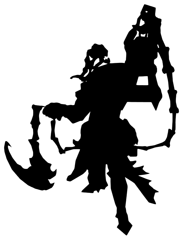 Silhouette #3 champion outline